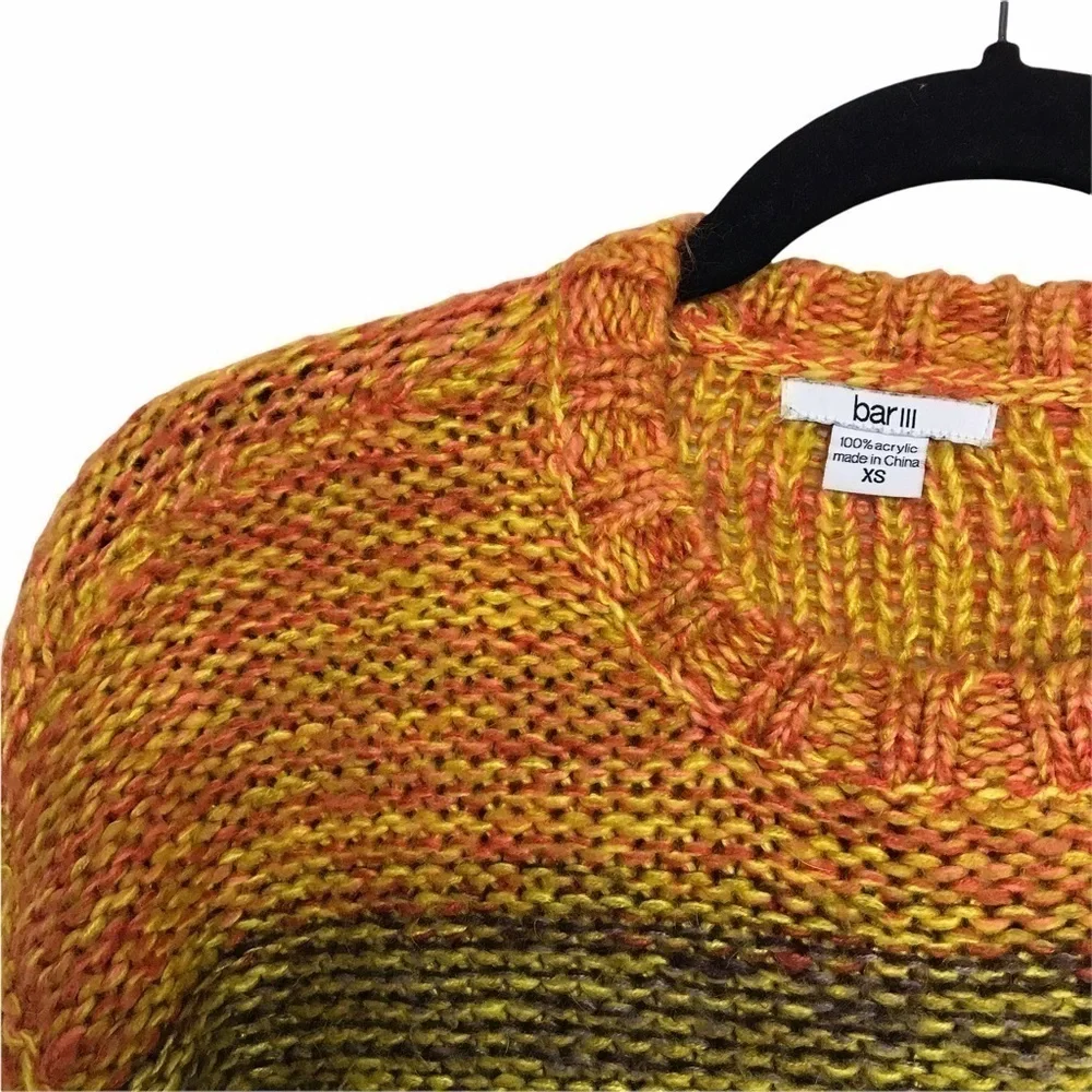 Bar III Colorblock Knit Sweater XS